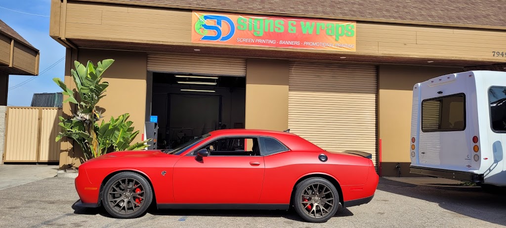 SD Signs & Wraps | 7949 Mission Gorge Rd Suite A, Santee, CA 92071, USA | Phone: (619) 601-6849