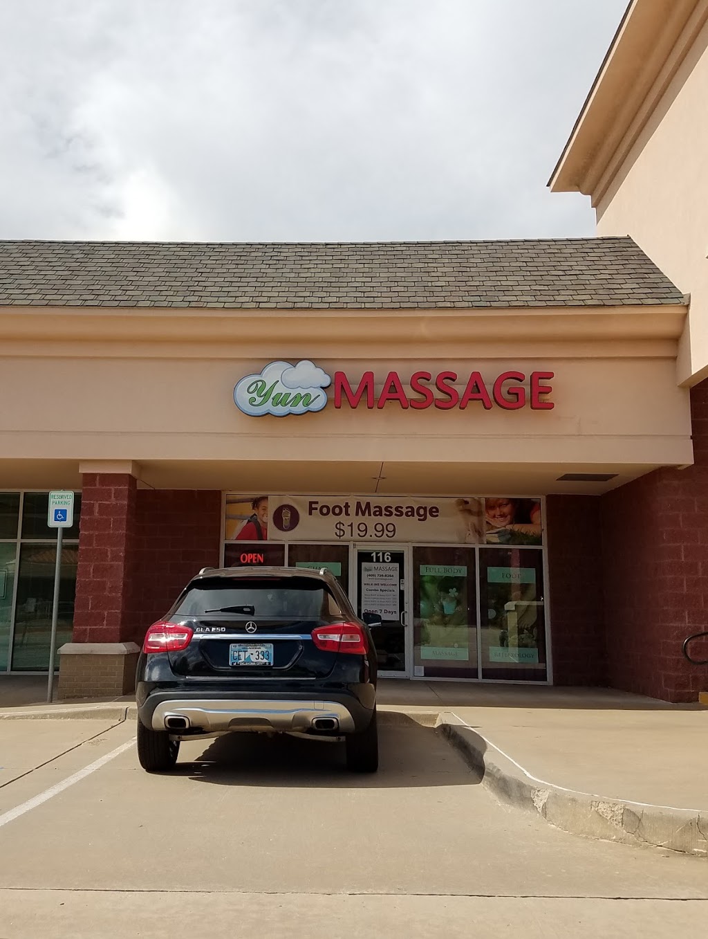 Yun Massage | 1333 N Santa Fe Ave #116, Edmond, OK 73012, USA | Phone: (405) 726-8254