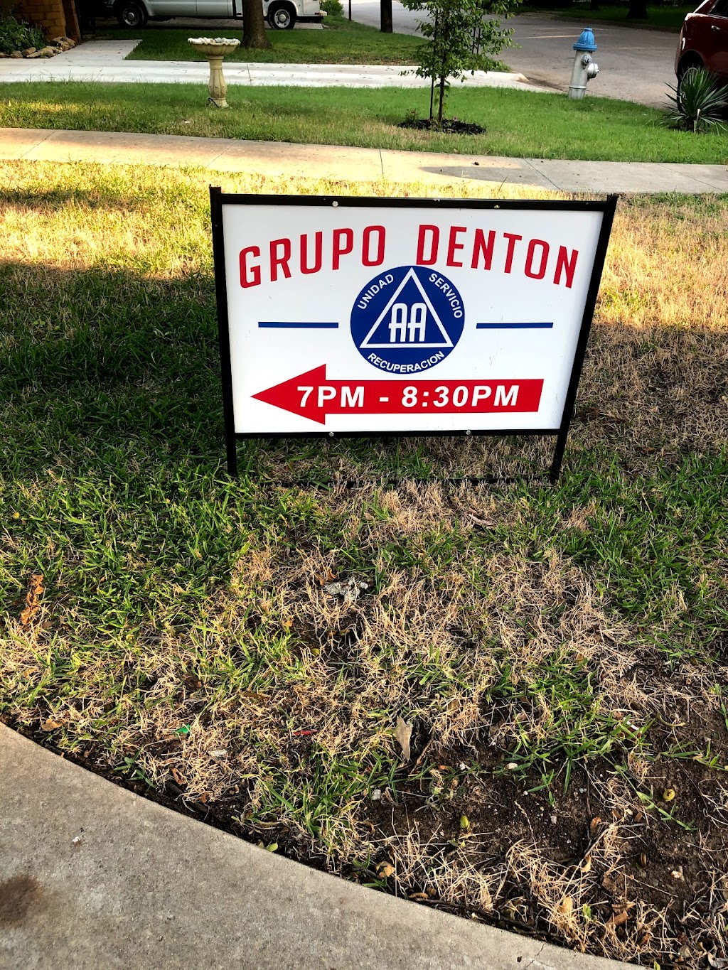 Grupo Denton Alcoholicos Anonimos | 700 N Bradshaw St, Denton, TX 76209, USA | Phone: (214) 960-8484