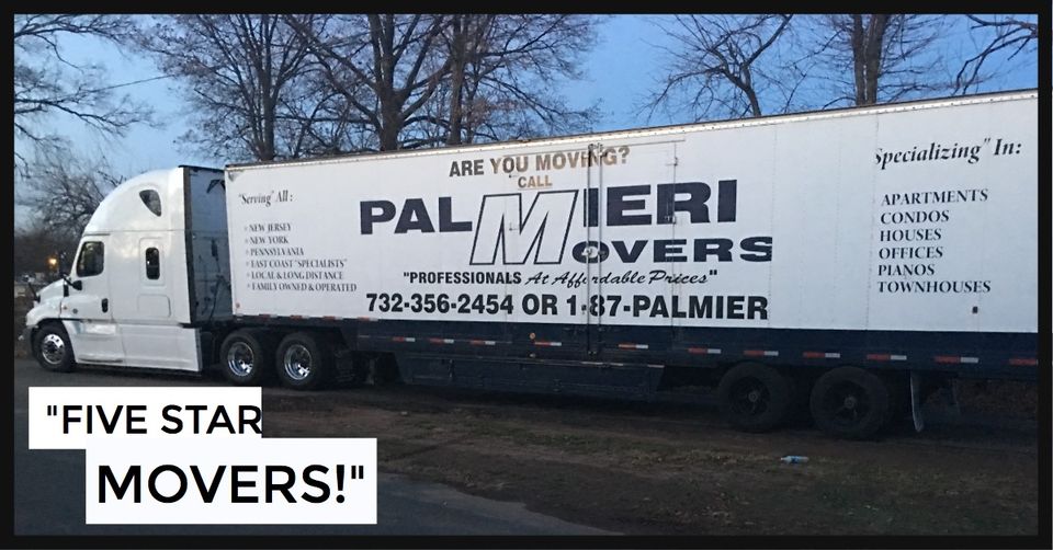Palmieri Movers | 240 N Randolphville Rd, Piscataway, NJ 08854, USA | Phone: (732) 356-2454