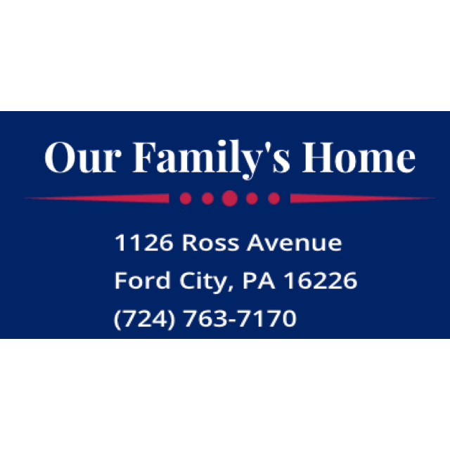 Our Familys Home | 1126 Ross Ave, Ford City, PA 16226, USA | Phone: (724) 763-7170