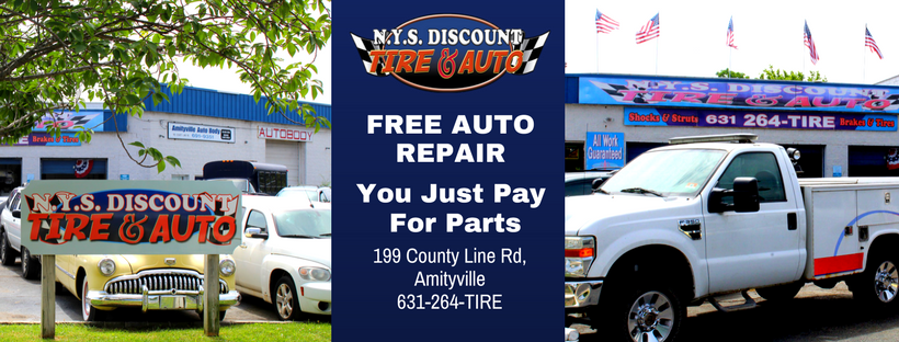 NYS Discount Tire & Auto | 199 County Line Rd, Amityville, NY 11701, USA | Phone: (631) 264-8473