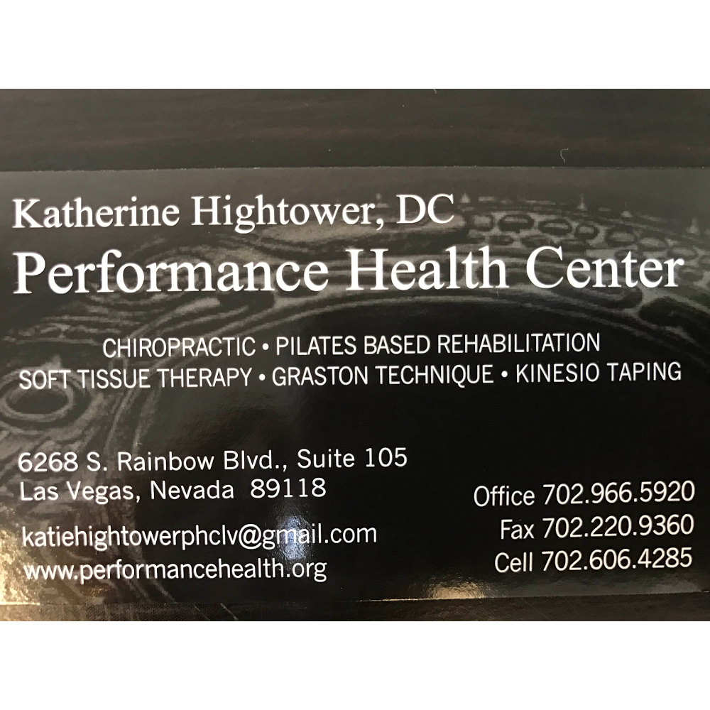 Performance Health Center | 7975 W Badura Ave Suite 1015, Las Vegas, NV 89113, USA | Phone: (702) 966-5920