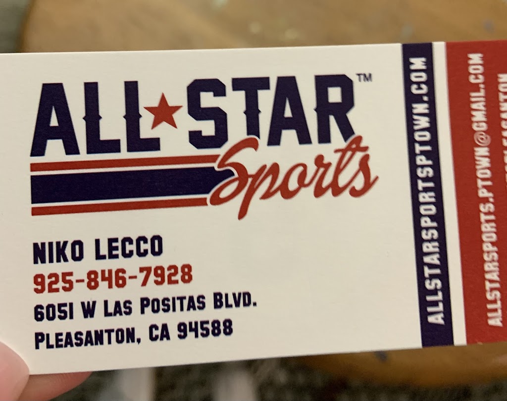 All Star Sports | 6051 W Las Positas Blvd, Pleasanton, CA 94588, USA | Phone: (925) 846-7928