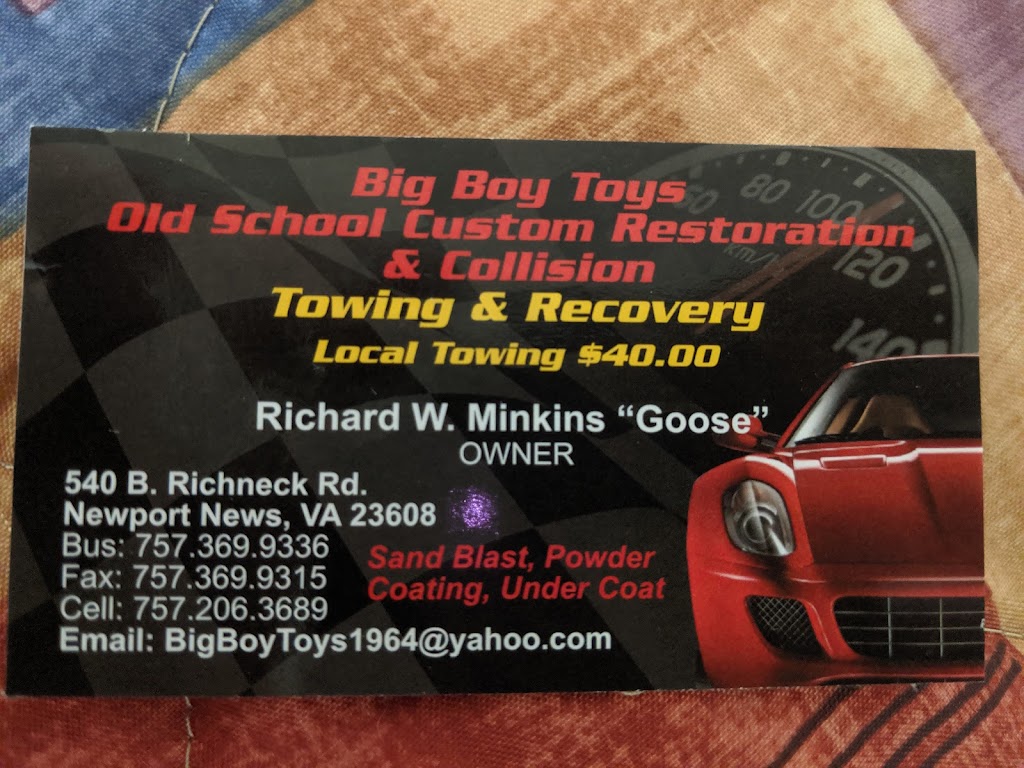 Big Boy Toys | 540b Richneck Rd, Newport News, VA 23608 | Phone: (757) 369-9336