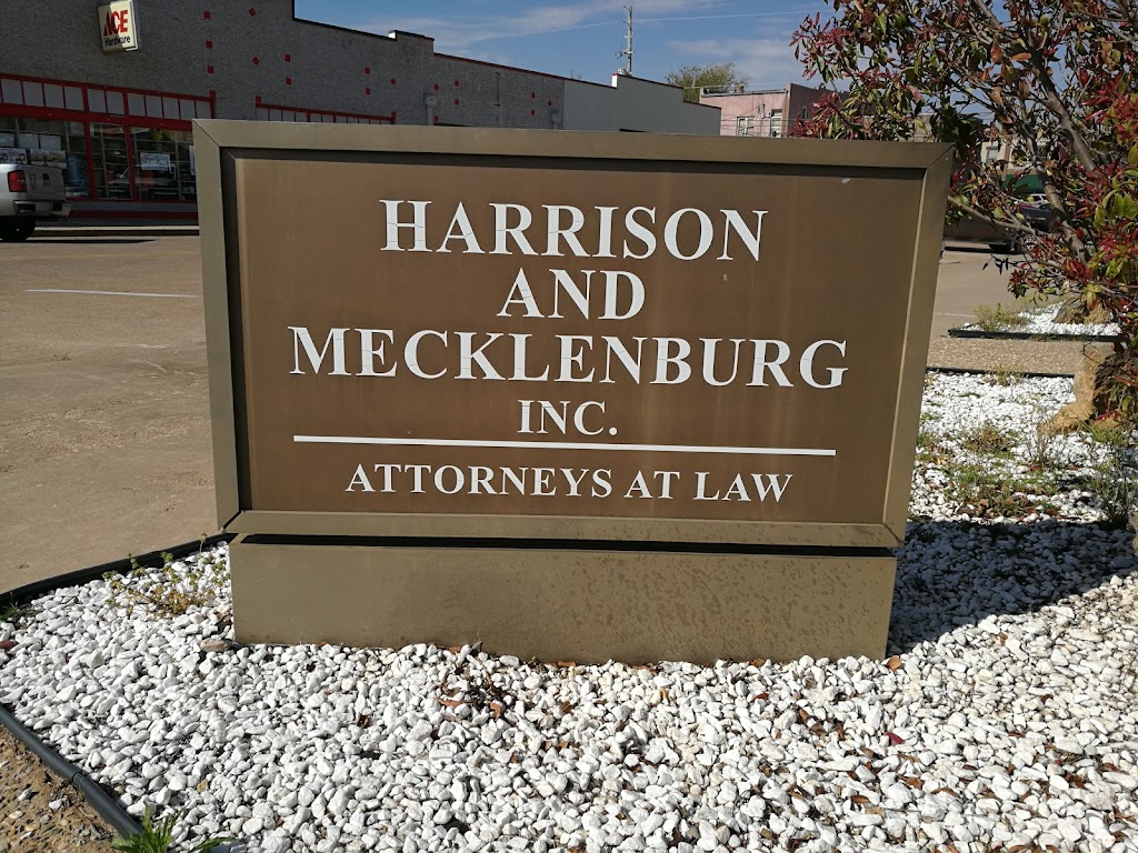 Harrison & Mecklenburg Inc | 202 N 6th St, Kingfisher, OK 73750, USA | Phone: (405) 256-2560