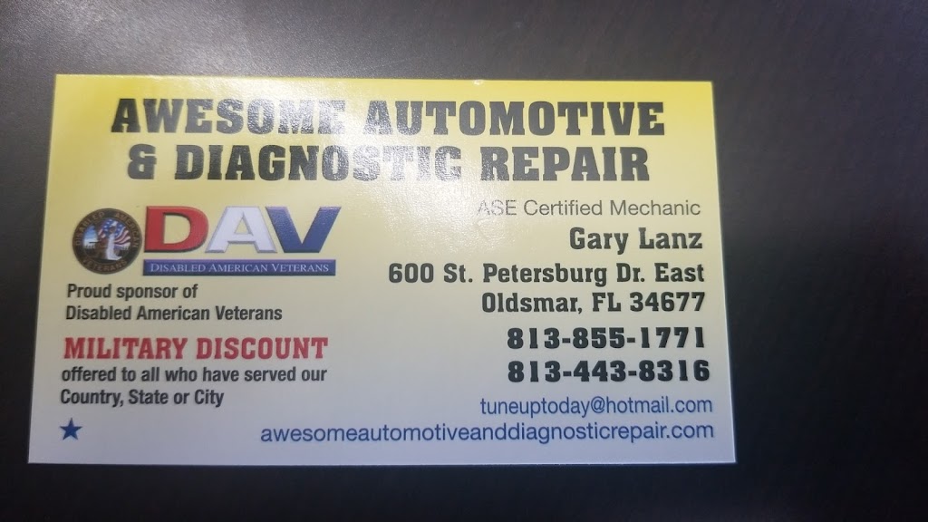 awesome automotive | 600 St Petersburg Dr E, Oldsmar, FL 34677, USA | Phone: (813) 443-8316