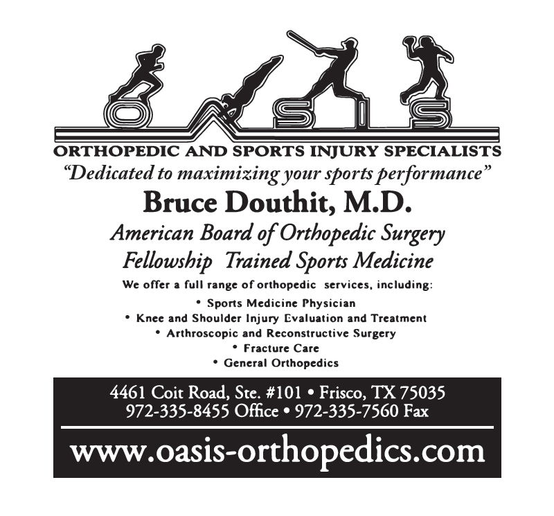 Bruce E. Douthit, MD (OASIS Orthopedics) | 4461 Coit Rd #211, Frisco, TX 75035, USA | Phone: (972) 335-8455