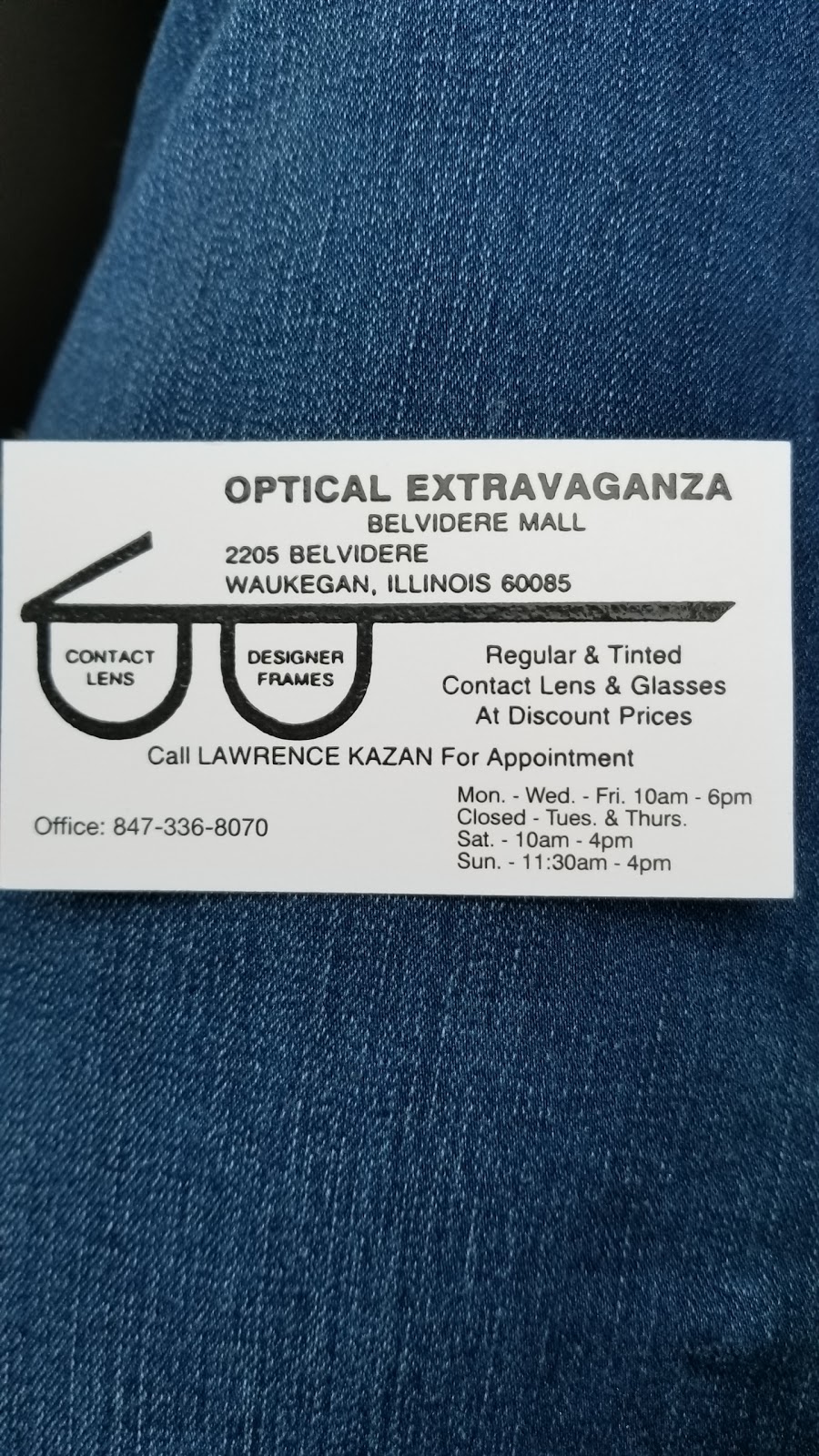 Optical Extravaganza | 2205 Belvidere Rd, Waukegan, IL 60085, USA | Phone: (847) 336-8070