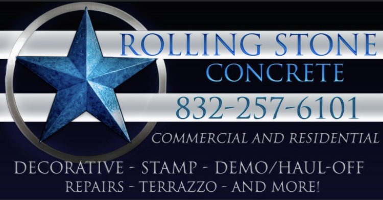 Rolling Stone Concrete | 13150 Philmore Ln, Conroe, TX 77306, USA | Phone: (832) 257-6101