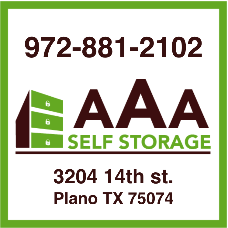 AAA Self Storage Plano | 3204 14th St, Plano, TX 75074, USA | Phone: (972) 881-2102