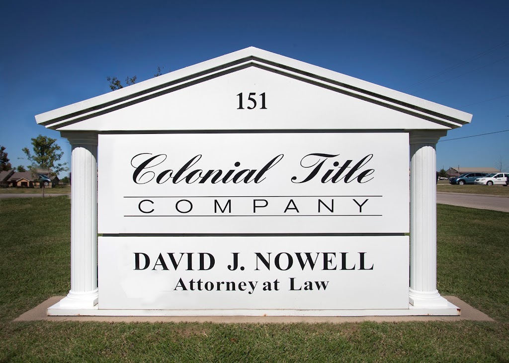 Colonial Title Company | 151 Municipal Dr, Gun Barrel City, TX 75156, USA | Phone: (903) 887-0339