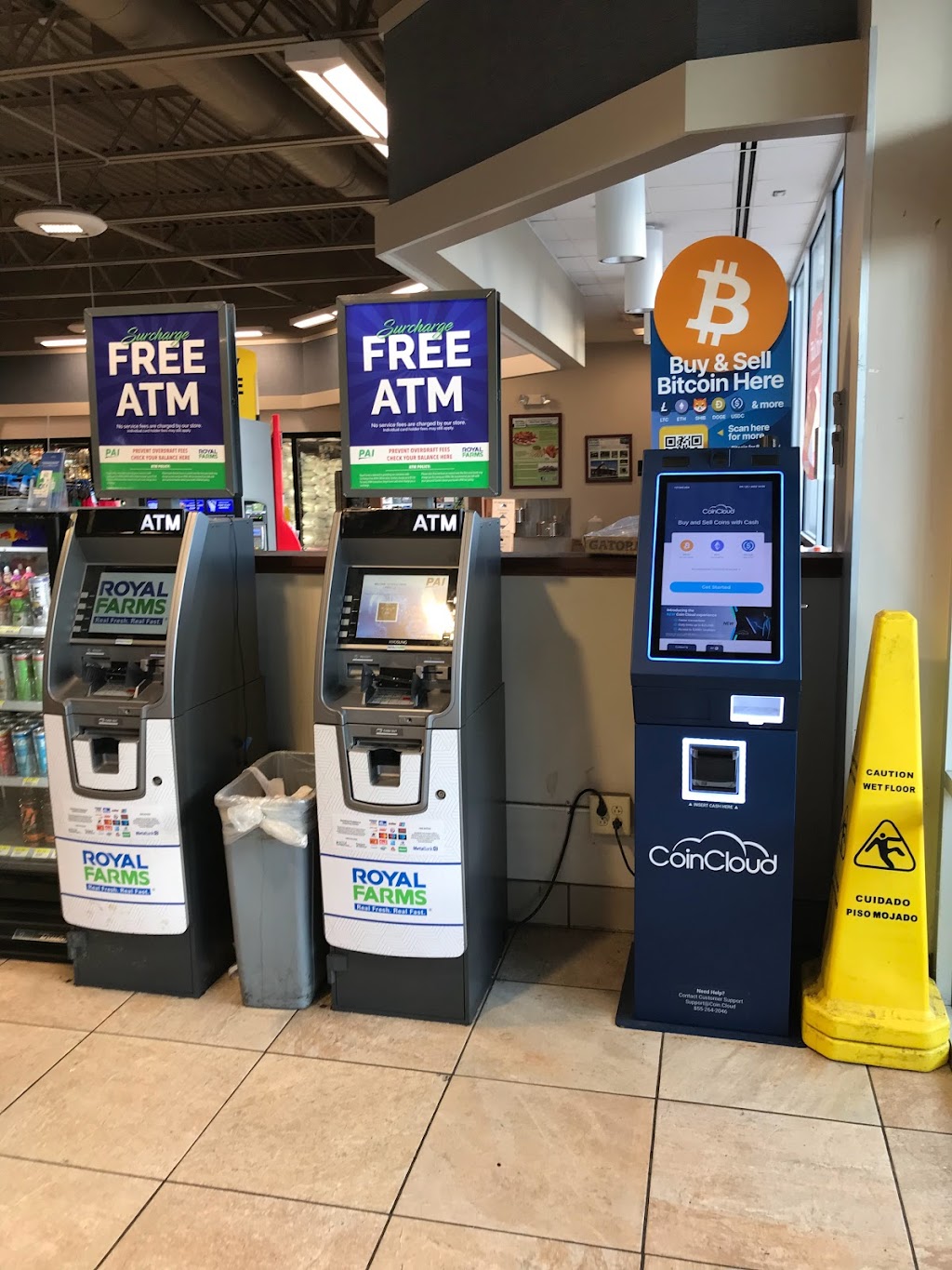 Coin Cloud Bitcoin ATM | 6411 Fort Smallwood Rd, Baltimore, MD 21226, USA | Phone: (855) 264-2046