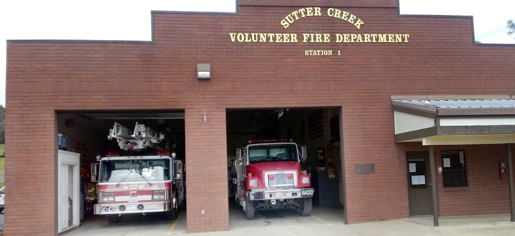 Sutter Creek Fire Protection District | 350 Hanford St, Sutter Creek, CA 95685, USA | Phone: (209) 267-0285