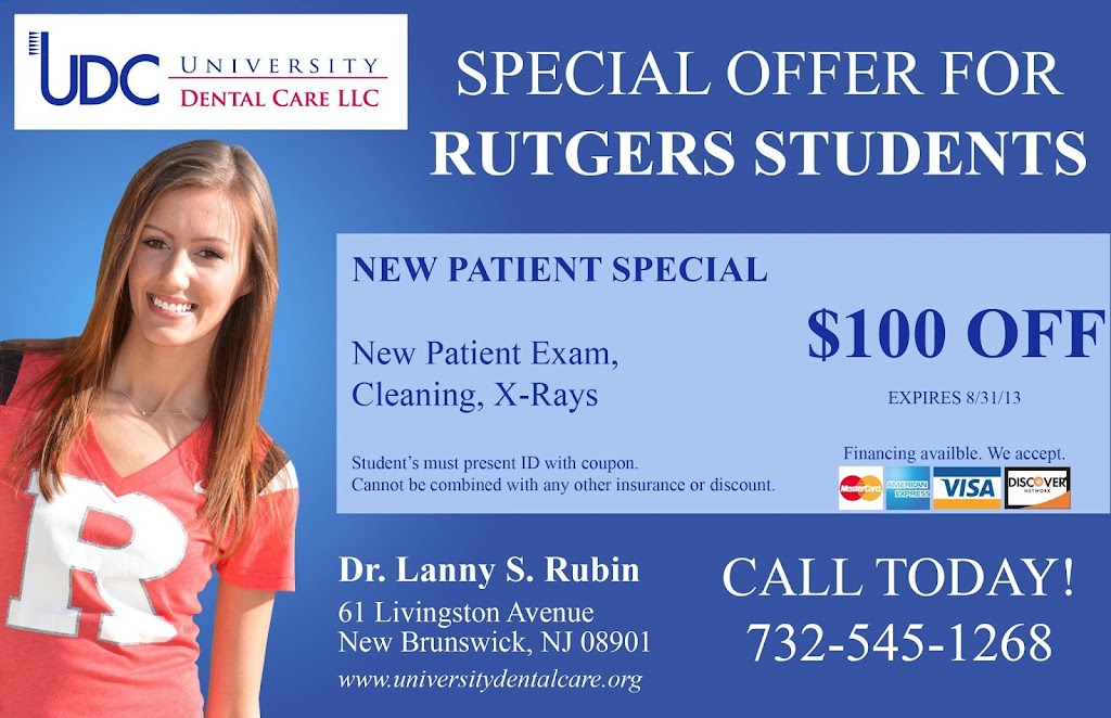 University Dental Care | 61 Livingston Ave, New Brunswick, NJ 08901, USA | Phone: (732) 545-1268