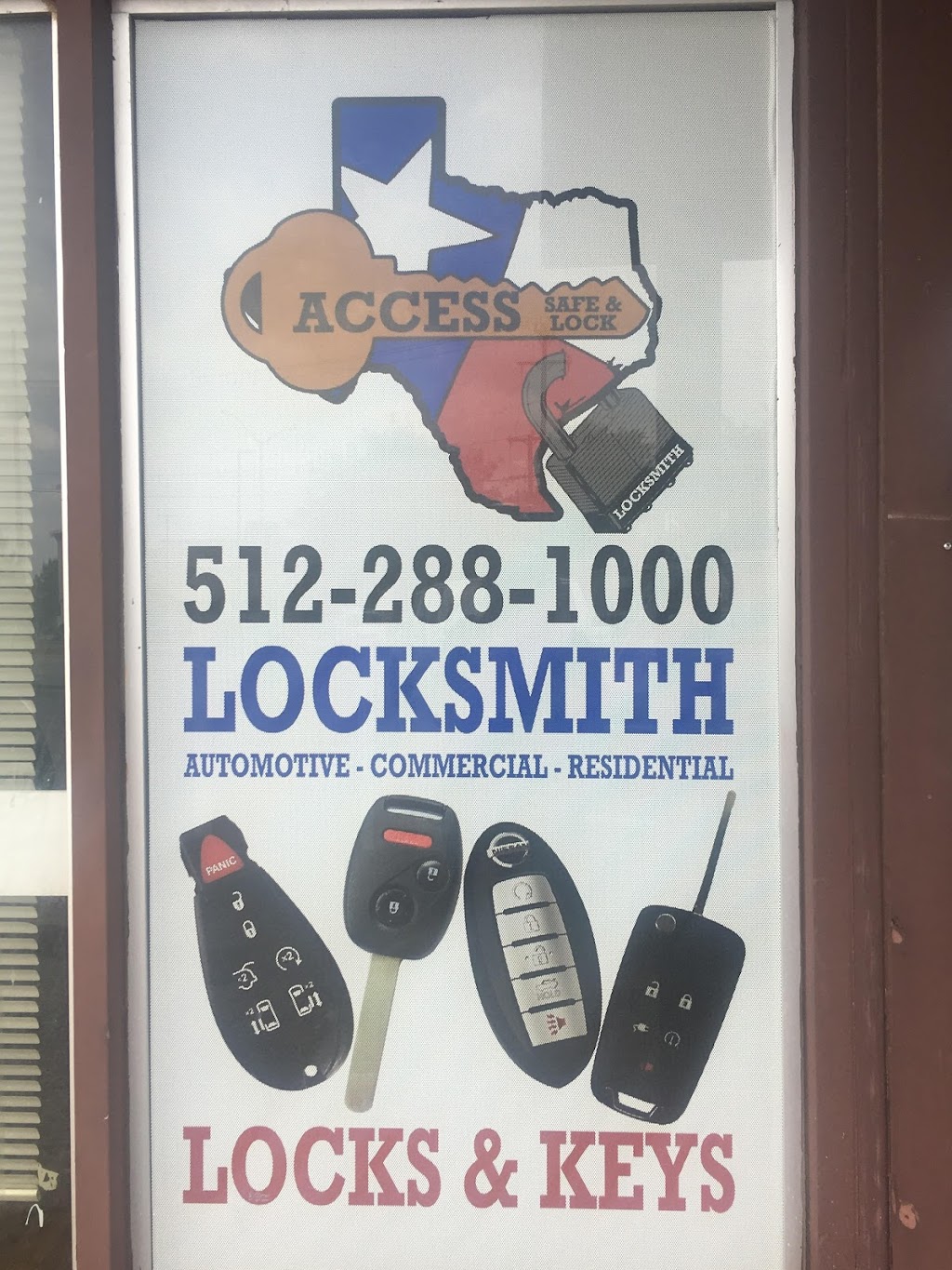 Access Safe and Lock | 1645 Main St a4, Buda, TX 78610, USA | Phone: (512) 288-1000