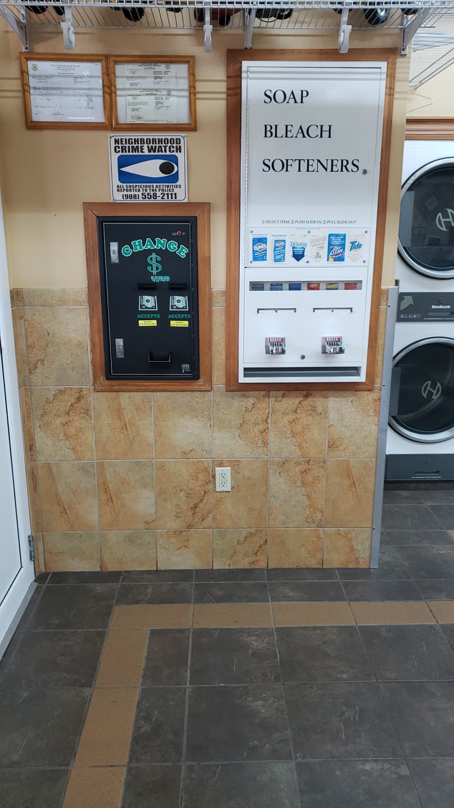 Euro Laundromat | 805 Bond St, Elizabeth, NJ 07201, USA | Phone: (908) 469-4486