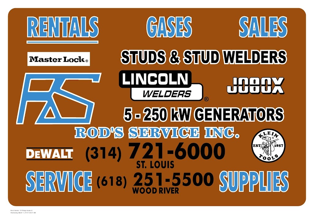 Rods Service Inc. | 427 N Old St Louis Rd, Wood River, IL 62095, USA | Phone: (618) 251-5500