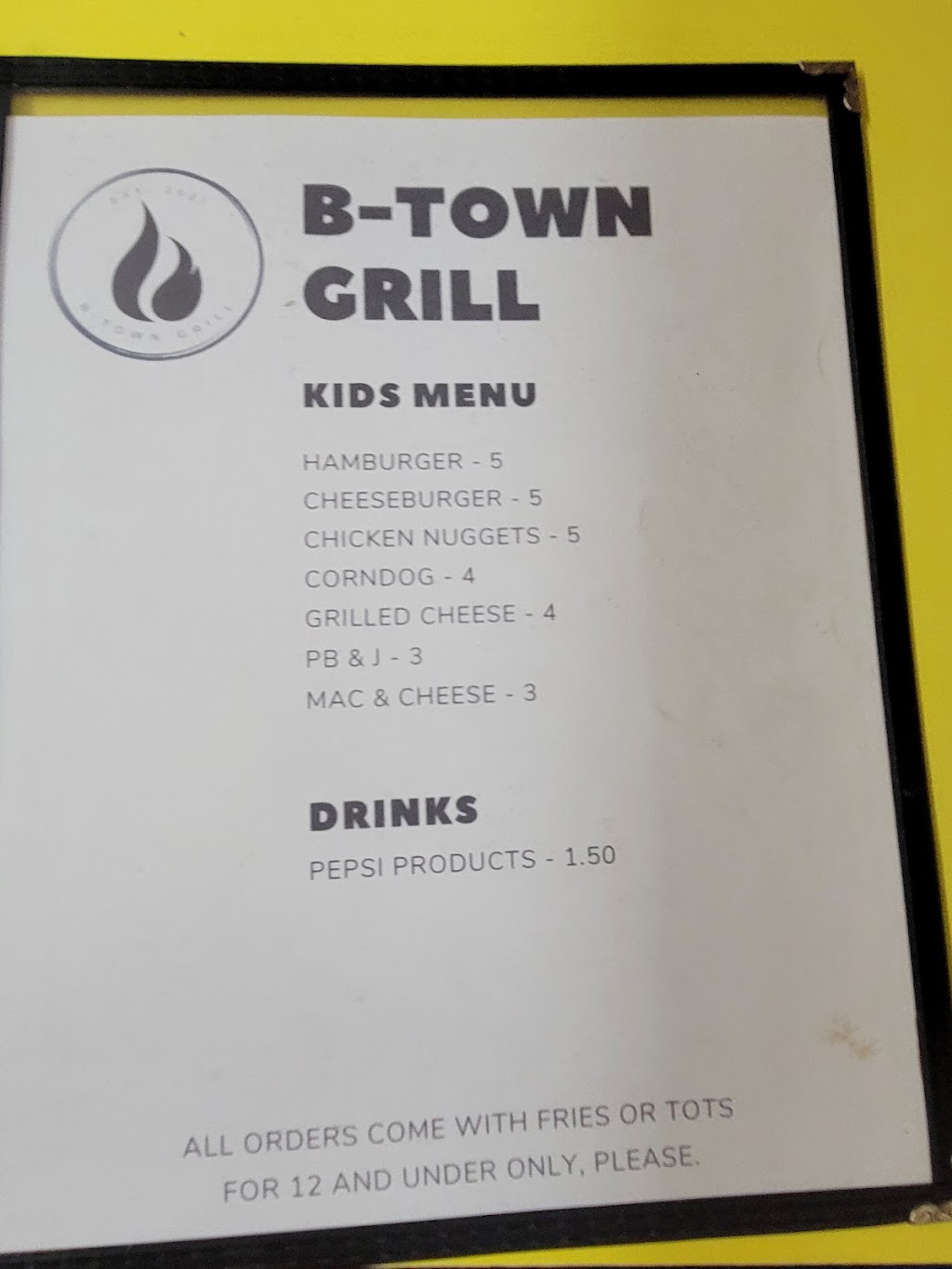 B-Town Grill | 601 E 1st Ave, Bristow, OK 74010, USA | Phone: (918) 807-5021