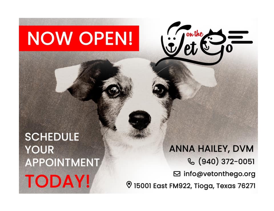 Vet on the Go | 15001 FM922, Tioga, TX 76271 | Phone: (940) 372-0051