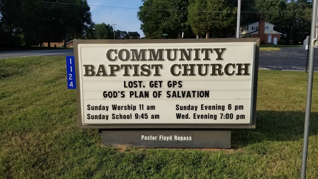 Community Baptist Church | 1124 Hanford Rd, Graham, NC 27253, USA | Phone: (336) 269-4204