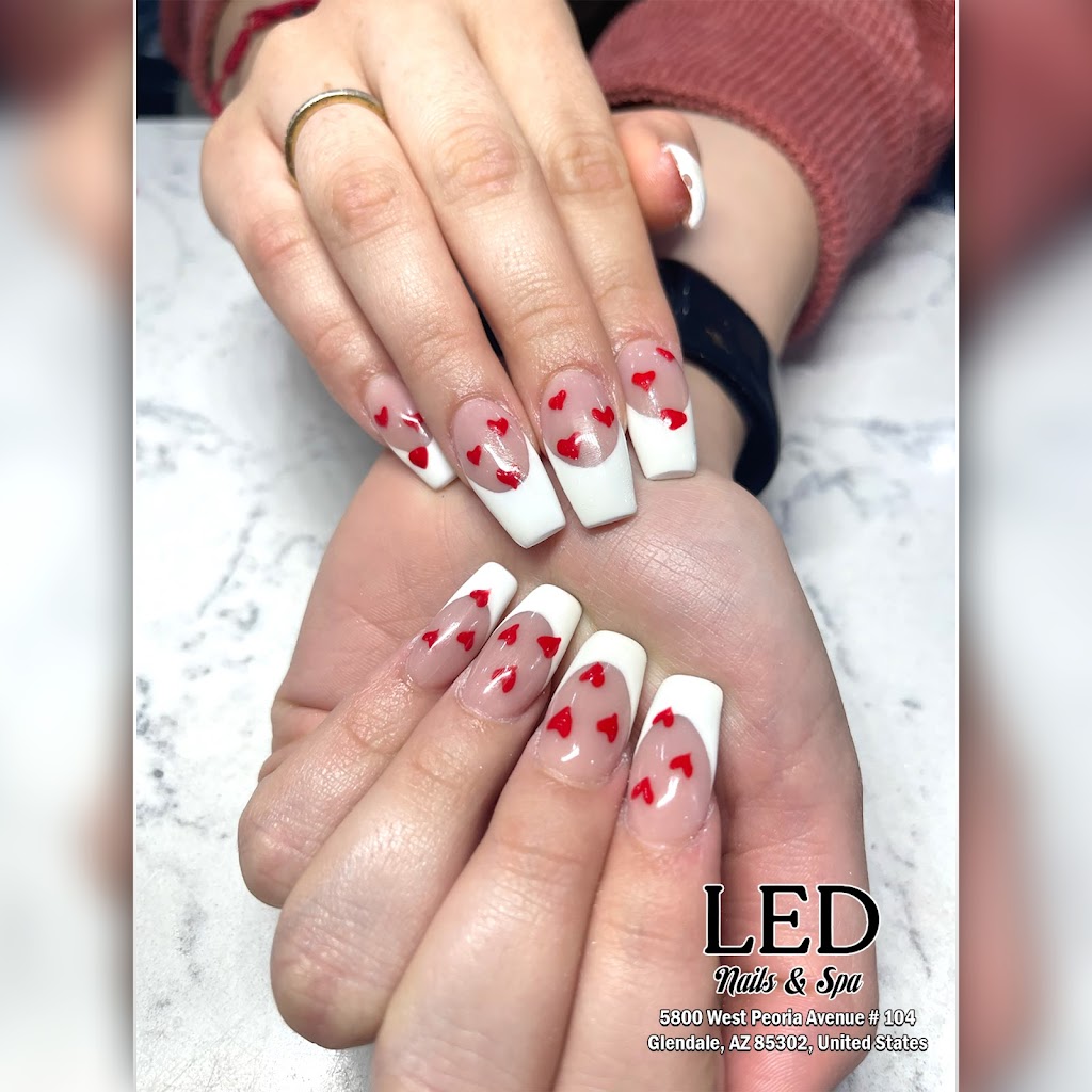 L.E.D Nails and Spa | 5800 W Peoria Ave #104, Glendale, AZ 85302, USA | Phone: (623) 776-9424