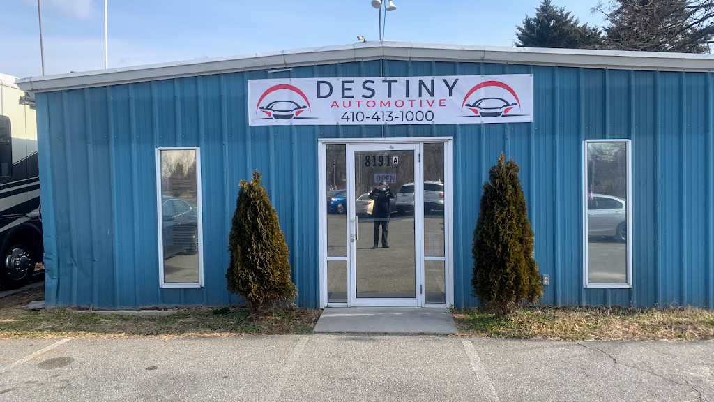 Destiny Automotive | 8191A Ritchie Hwy, Pasadena, MD 21122, USA | Phone: (410) 413-1000