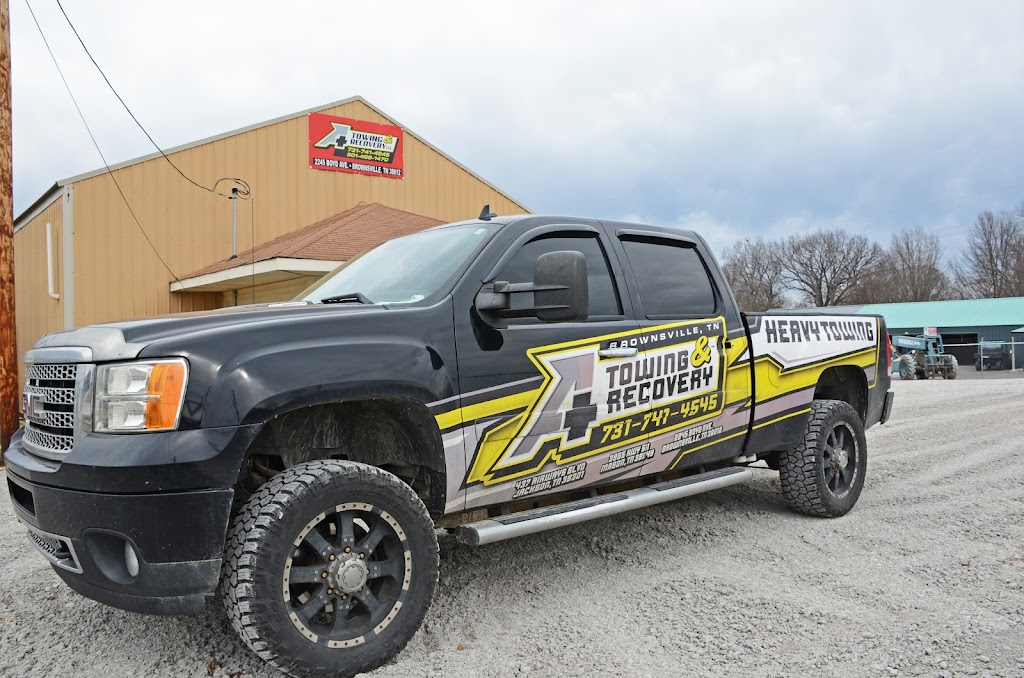 A+ Towing & Recovery Service | 2245 Boyd Ave, Brownsville, TN 38012, USA | Phone: (731) 741-4545
