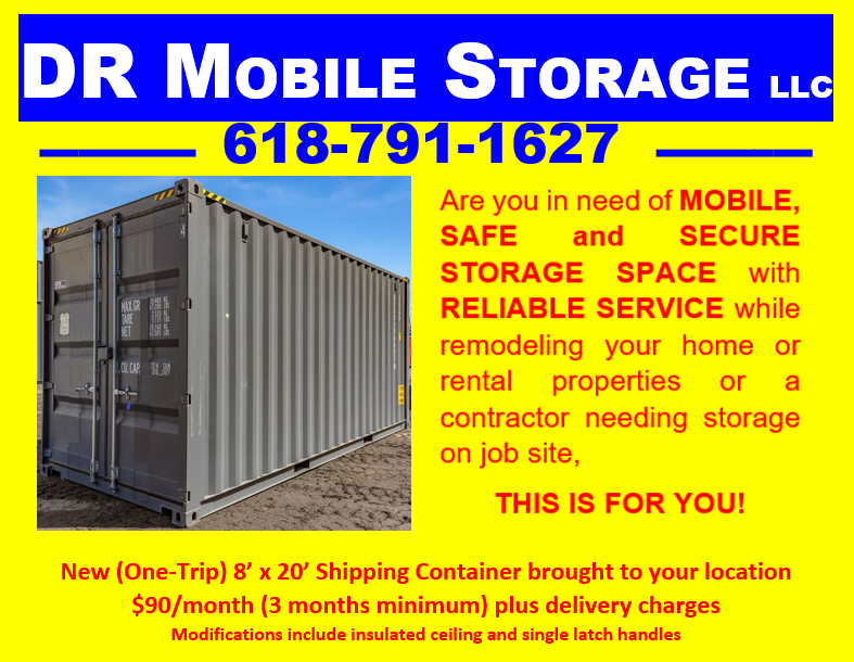 DR Mobile Storage LLC | 450 S Harris St, Staunton, IL 62088, USA | Phone: (618) 791-1627
