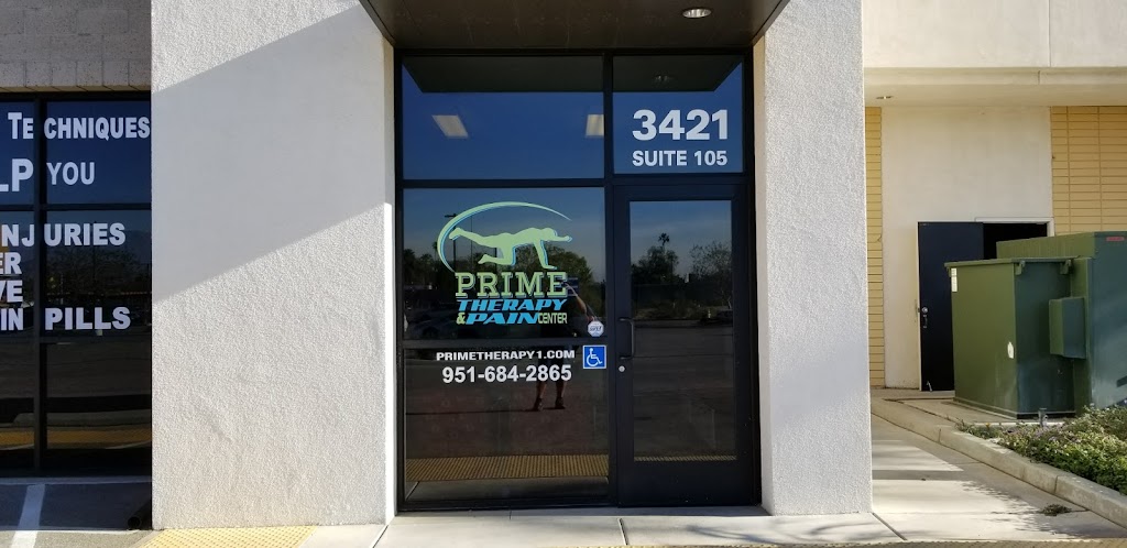 Prime Therapy & Pain Center | 3421 Arlington Ave STE 105, Riverside, CA 92506, USA | Phone: (800) 758-0097