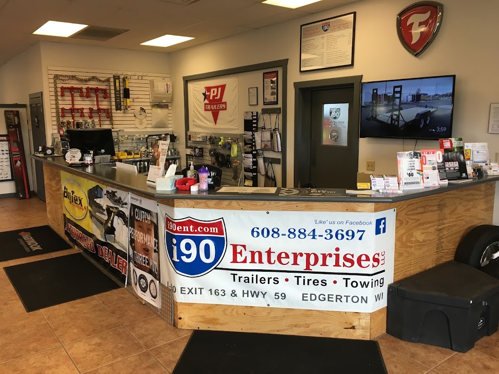 i90 Towing Trailers and Tires | 400 E State Rd 59, Edgerton, WI 53534, USA | Phone: (608) 884-3697