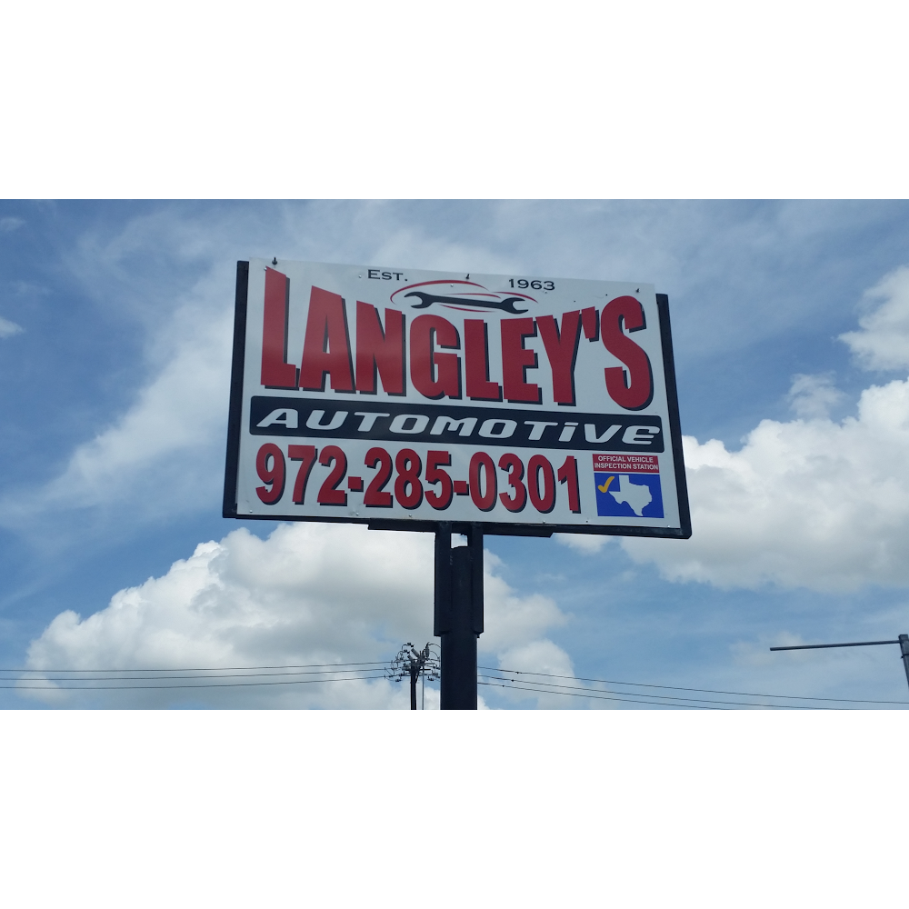Langley Automotive | 133 E Davis St, Mesquite, TX 75149, USA | Phone: (972) 285-0301