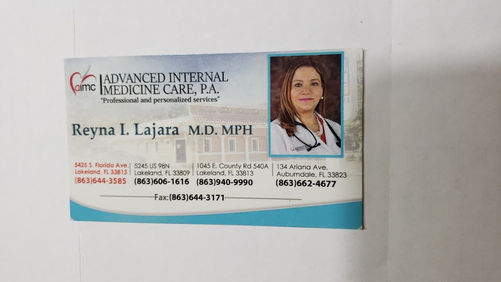 Lajara Reyna MD | 5425 Florida Ave S, Lakeland, FL 33813, USA | Phone: (863) 644-3585