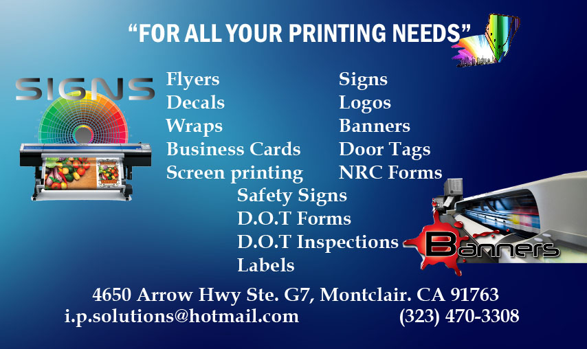 Ink Printing Solutions | 15483 Riverside St, Hesperia, CA 92345, USA | Phone: (323) 470-3308