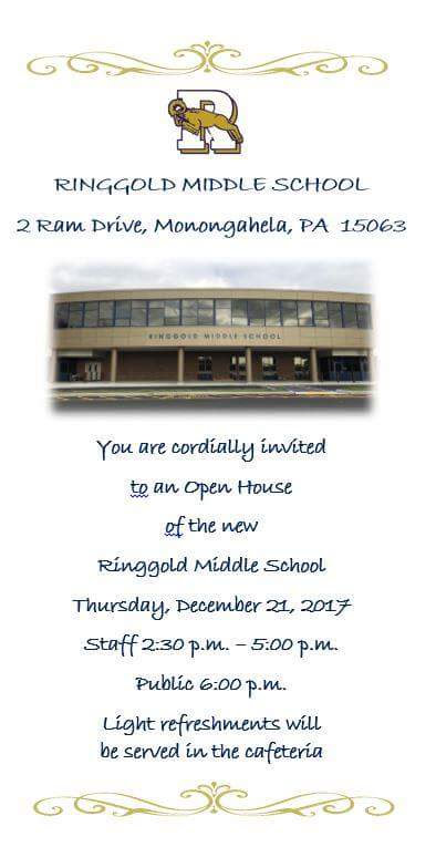 Ringgold Middle School | 2, Ram Dr, Monongahela, PA 15063, USA | Phone: (724) 258-2211