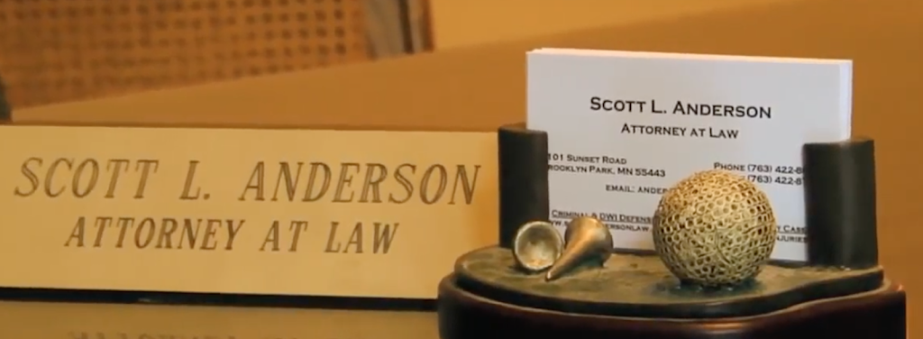 Scott Anderson Law | Anderson Law Office | 4101 Sunset Rd N, Brooklyn Park, MN 55443, USA | Phone: (763) 422-8664