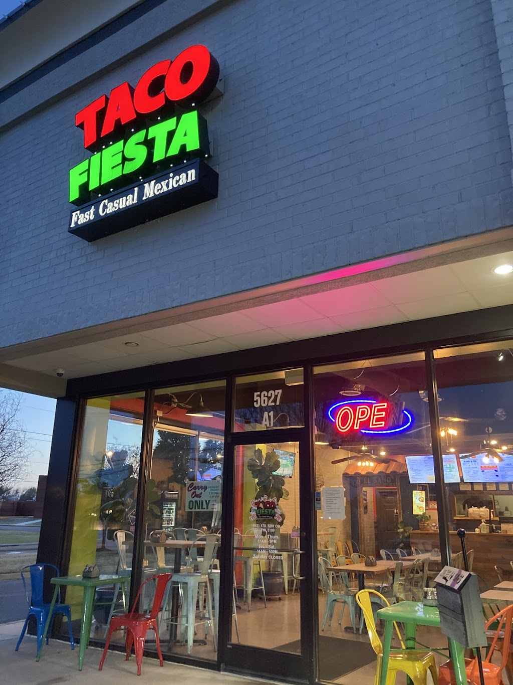 Taco Fiesta fast casual mexican | 5627 Getwell Rd ste A1, Southaven, MS 38672, USA | Phone: (662) 470-5291