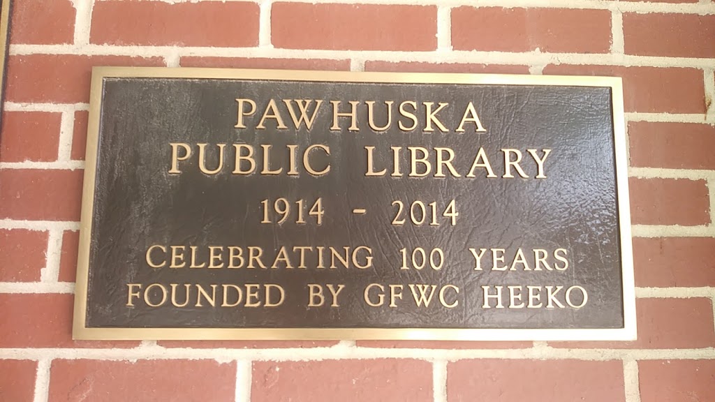 Pawhuska City Library | 1801 Lynn Ave, Pawhuska, OK 74056, USA | Phone: (918) 287-3989