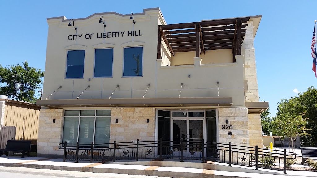 Liberty Hill City Hall | 926 TX-332 Loop, Liberty Hill, TX 78642, USA | Phone: (512) 778-5449