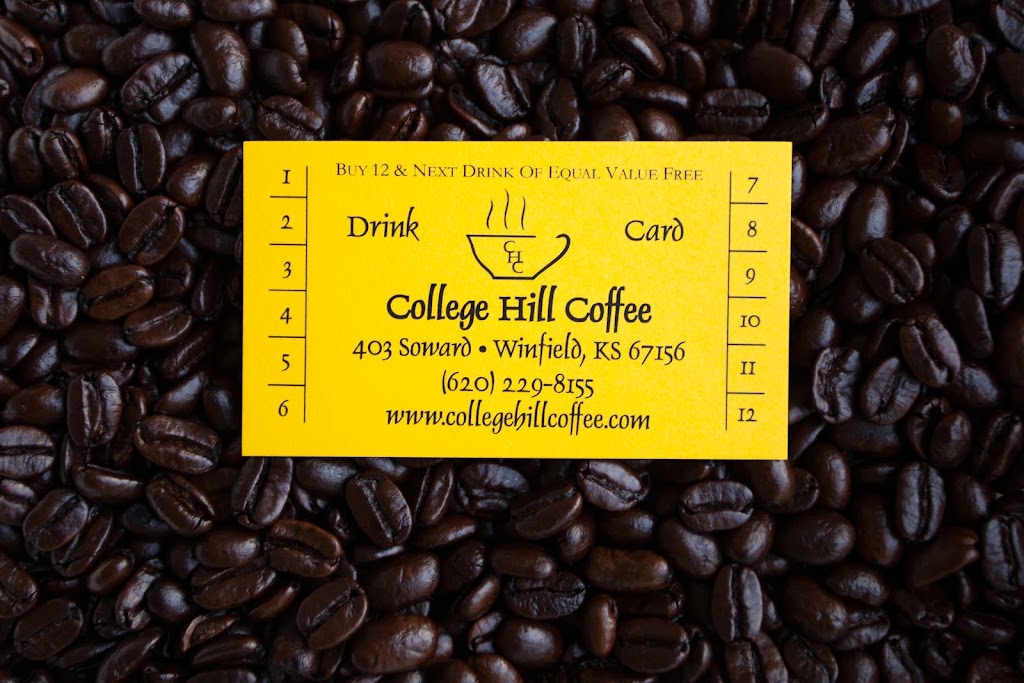 College Hill Coffee | 403 Soward St, Winfield, KS 67156, USA | Phone: (620) 229-8155