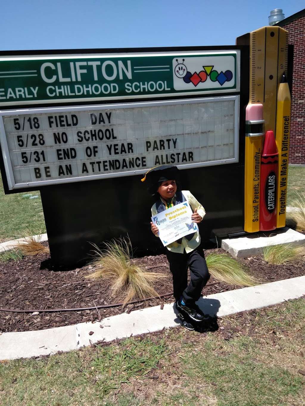 Clifton Early Childhood School | 3950 Pleasant Run Rd, Irving, TX 75038, USA | Phone: (972) 600-4200