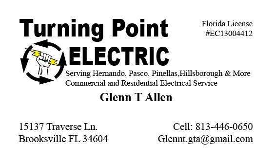 Turning Point Electric | 15137 Traverse Ln, Brooksville, FL 34604, USA | Phone: (352) 247-2144