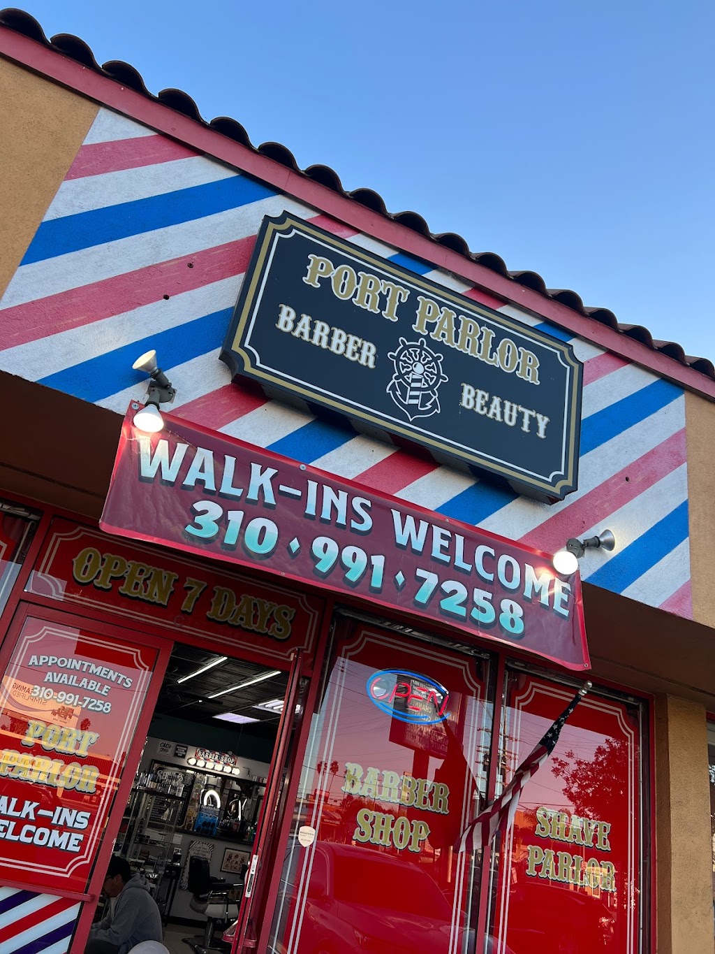 Port Parlor Barber & Beauty | 639 W Channel St #C, San Pedro, CA 90731, USA | Phone: (310) 991-7258