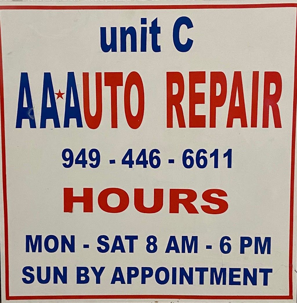 AA Auto Repair | 20602 Pascal Way #C, Lake Forest, CA 92630, USA | Phone: (949) 446-6611