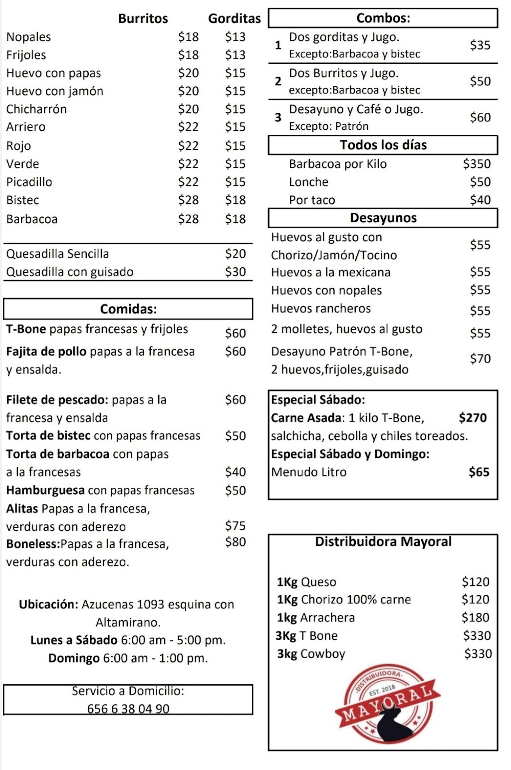 Las Adelas Restaurante | Azucenas 1093, Bellavista, 32130 Cd Juárez, Chih., Mexico | Phone: 656 638 0490