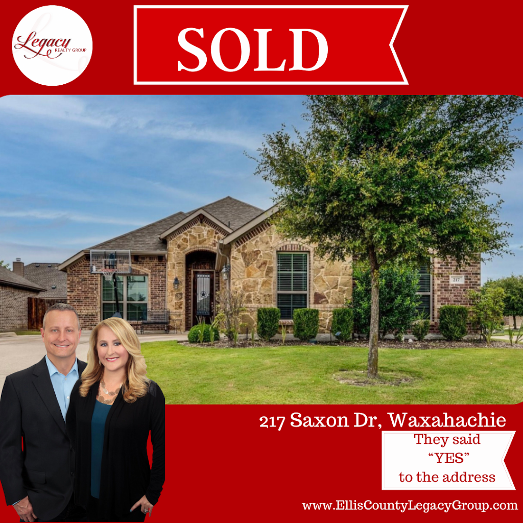 Legacy Realty Group | 130 Chieftain Dr, Suite 104, US-287, Waxahachie, TX 75165, USA | Phone: (972) 905-6333