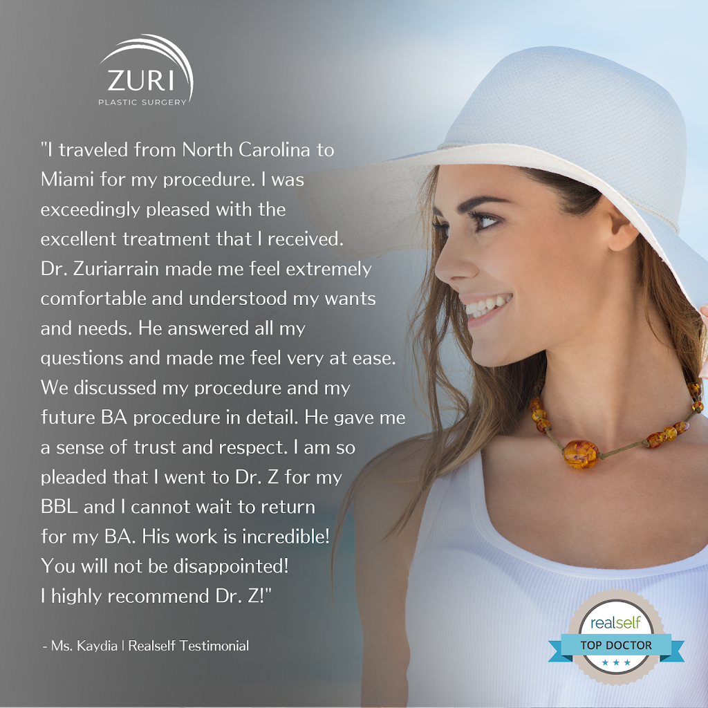 Zuri Plastic Surgery | 7540 SW 61st Ave, South Miami, FL 33143, USA | Phone: (786) 804-1603