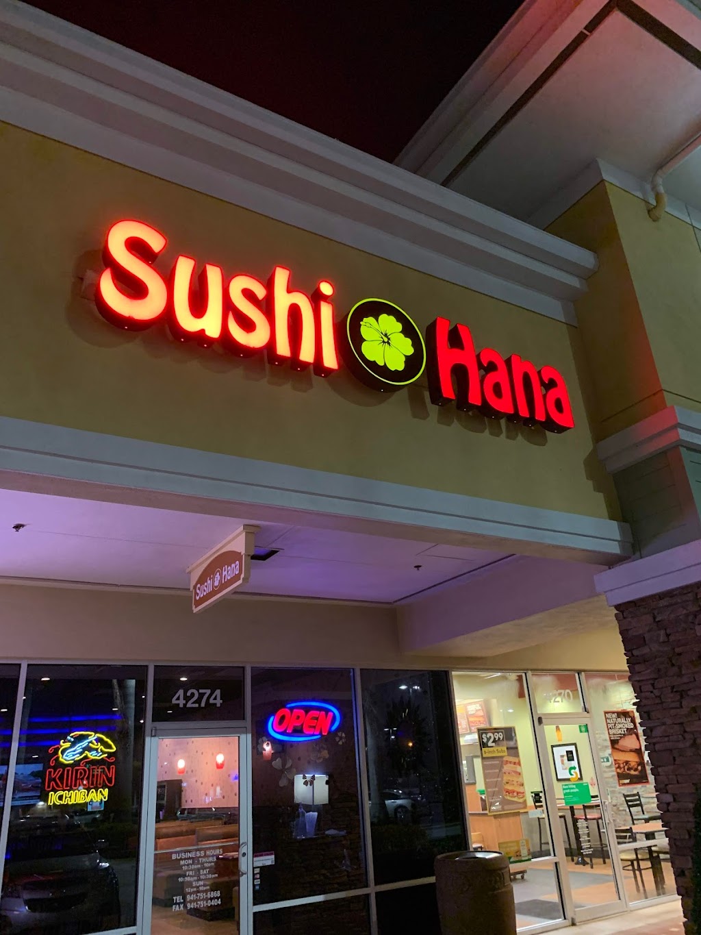 Sushi Hana Japanese Restaurant | 4274 53rd Ave E, Bradenton, FL 34203, USA | Phone: (941) 751-6868