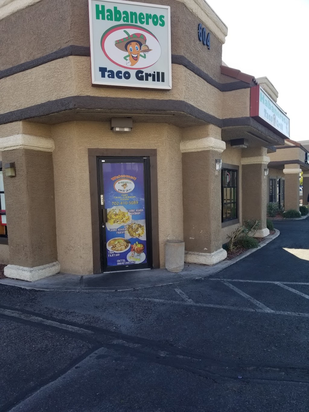 Habaneros Taco Grill 2 (N Rainbow) | 604 N Rainbow Blvd, Las Vegas, NV 89107 | Phone: (702) 410-5089