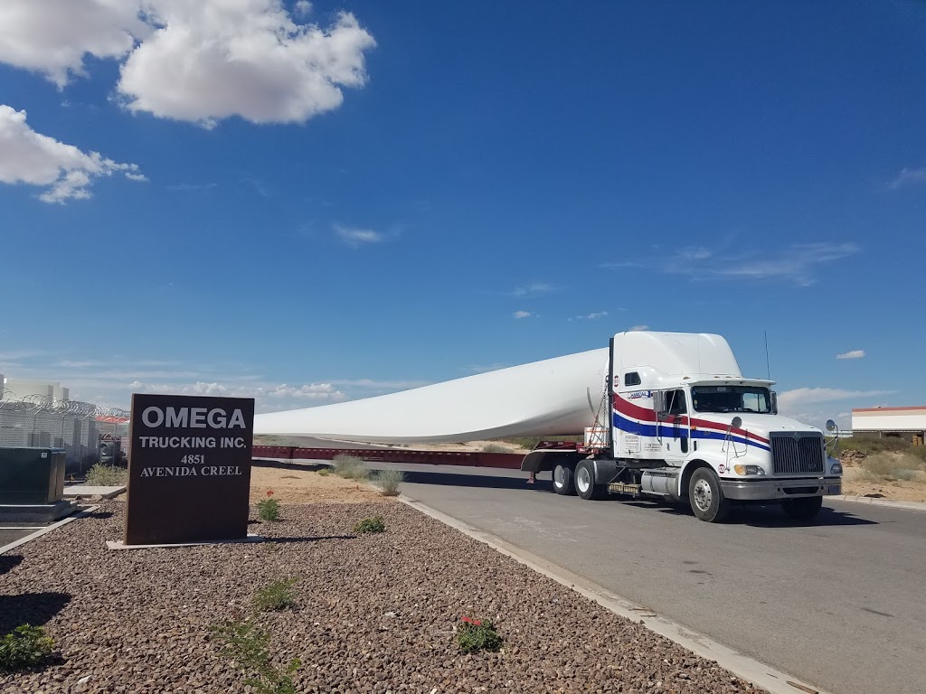 Omega Trucking, Inc. | 4851 Avenida Creel, Santa Teresa, NM 88008, USA | Phone: (575) 589-1310